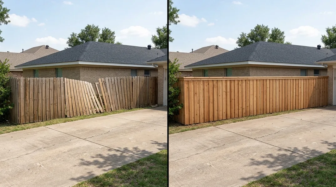 After the Hail: What Spring Storms Do to Fort Worth Fences