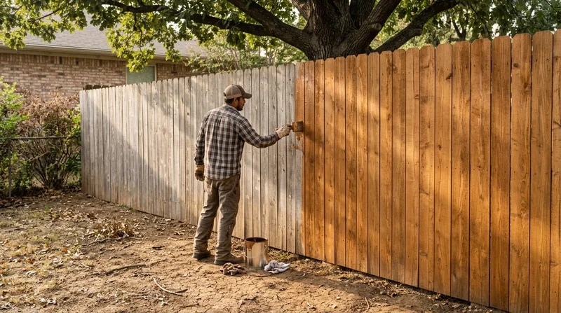 Fence Staining & Restoration Fort Worth