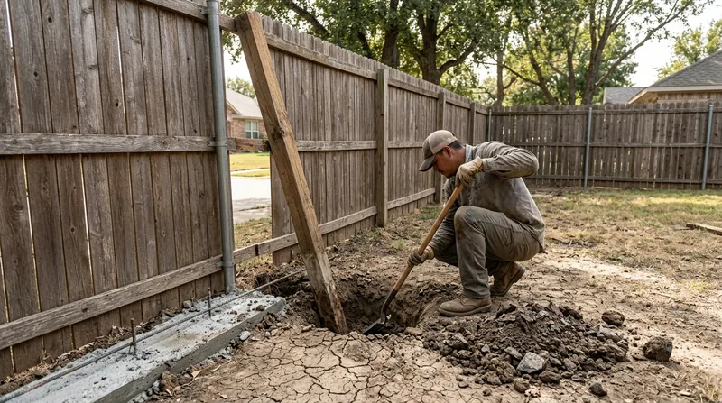 Fence Post Repair & Replacement Fort Worth